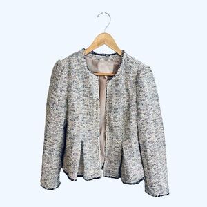 Rebecca Taylor Rainbow Tweed Blazer
